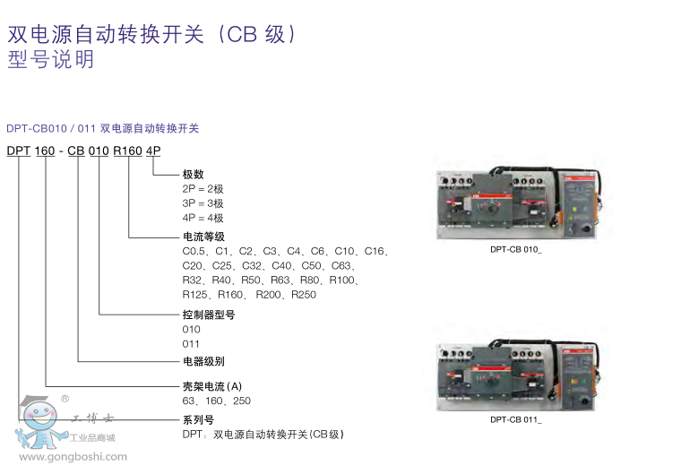 ABBpԴԄD(zhun)Q_P(gun)DPT63-CB010 C0.5 2P