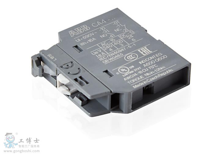 ABBC(j) _|c(din) Auxiliar contact block 3HAC039834-00