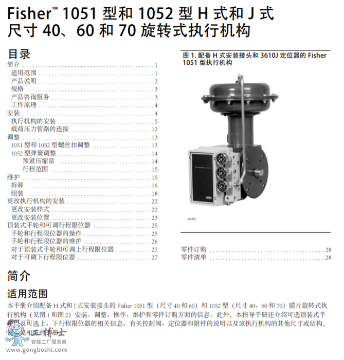 Fisher™ 1052 D(zhun)(zh)ЙC(j)(gu)